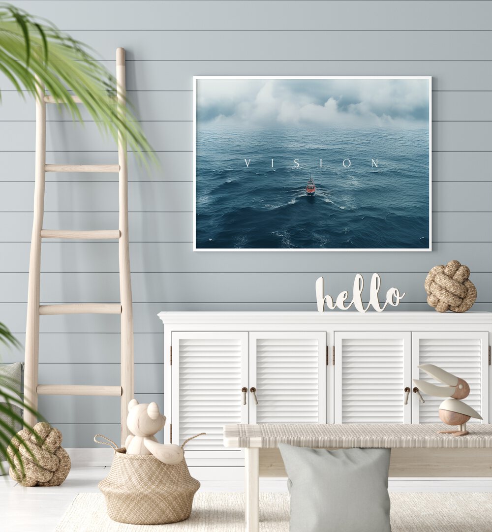 Stylish VISION, QUOTES poster enhances your space, inspiring creativity and motivation with stunning typography design.