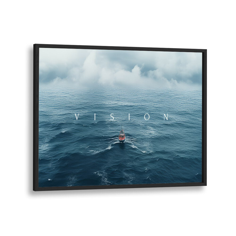 Stylish VISION, QUOTES poster framed to inspire creativity and motivation in any space. Perfect for your decor!