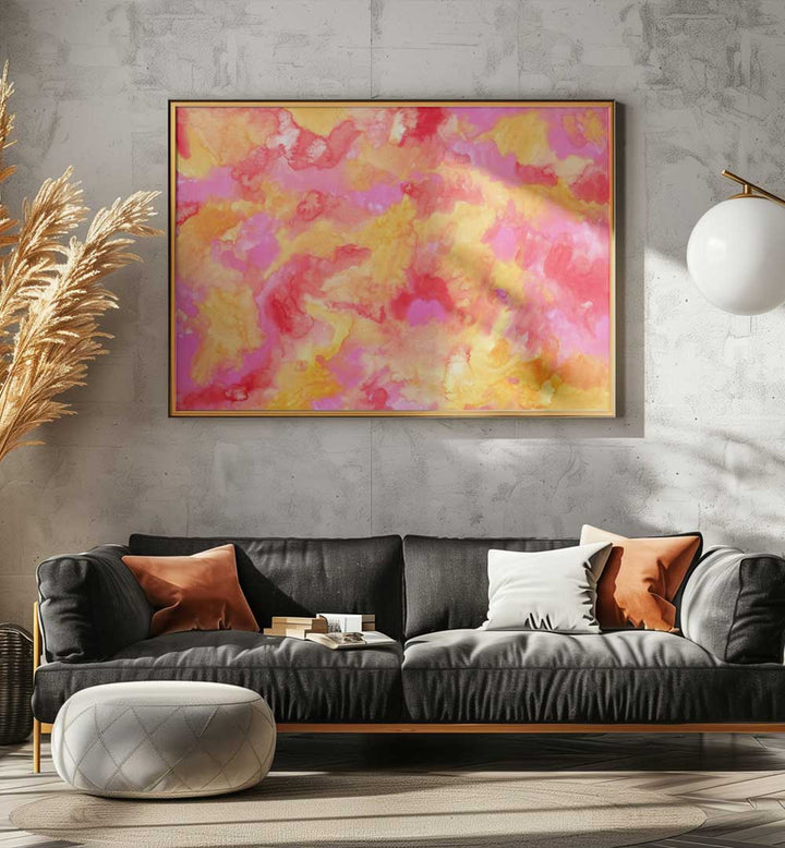 VIVID FLORAL DREAM , ABSTRACT PAINTINGS