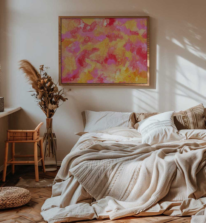 VIVID FLORAL DREAM , ABSTRACT PAINTINGS