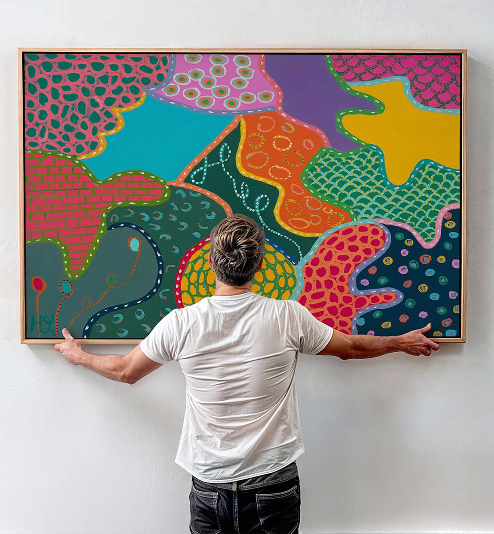 I'M CHEERY II , PATTERN ART PRINTS