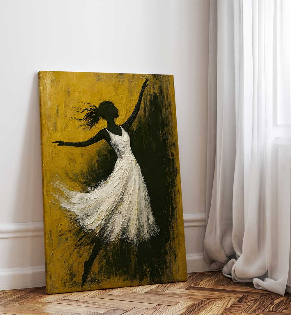 WALTZ OF THE WHITE VEIL , EXPRESSIONISM PAINTINGS