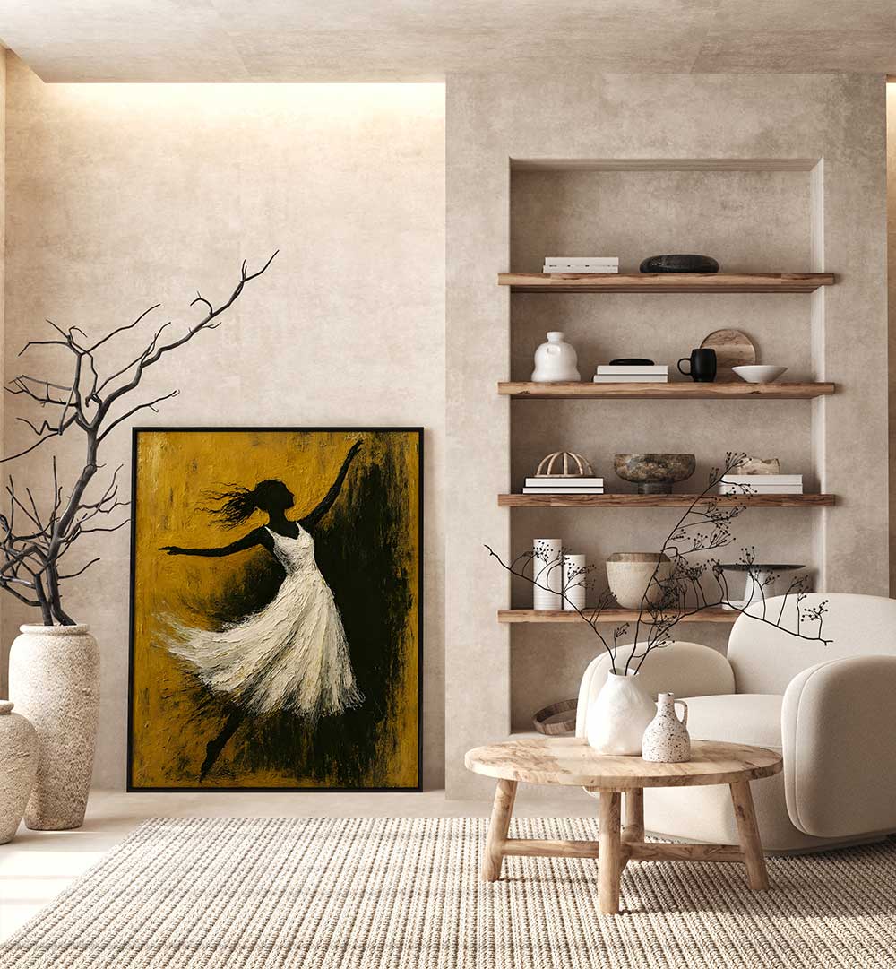 WALTZ OF THE WHITE VEIL , EXPRESSIONISM PAINTINGS