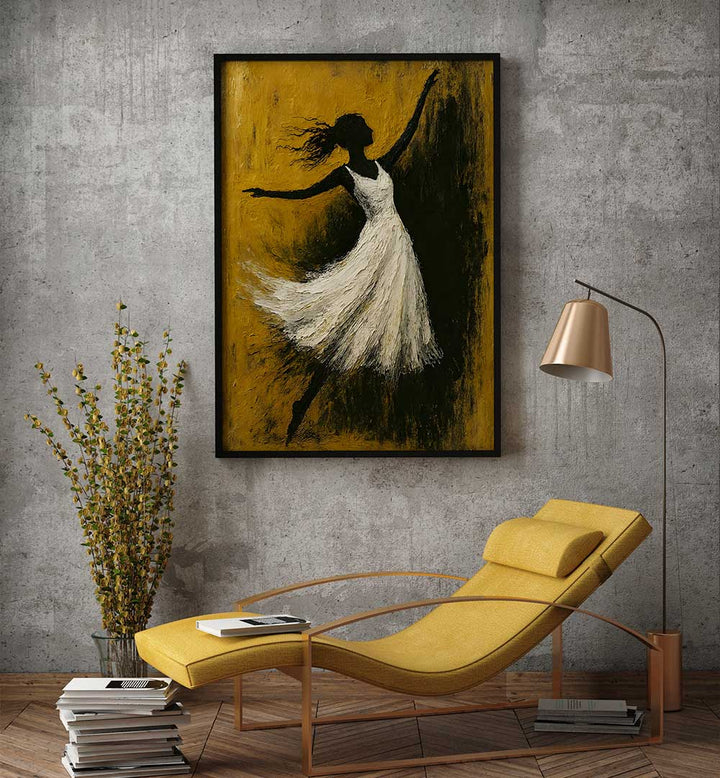 WALTZ OF THE WHITE VEIL , EXPRESSIONISM PAINTINGS