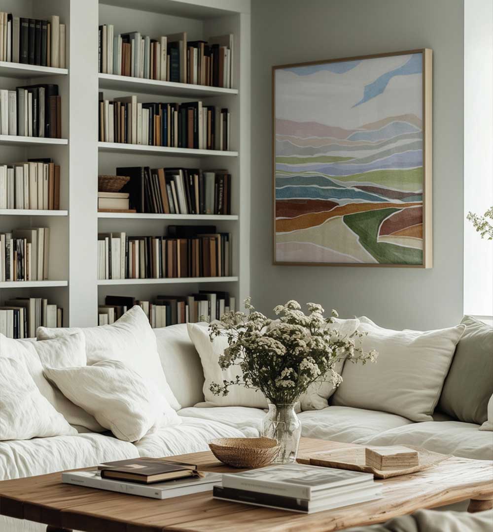 WARM AND COOL , LANDSCAPE PAINTINGS