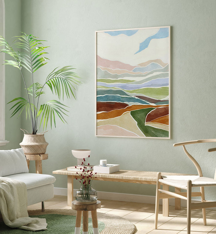 WARM AND COOL , LANDSCAPE PAINTINGS