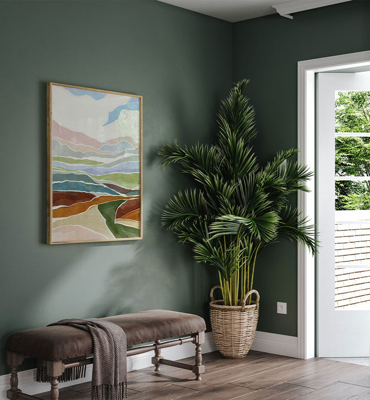 WARM AND COOL , LANDSCAPE PAINTINGS