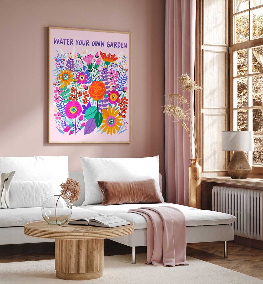 WATER YOUR GARDEN , QUOTES & TYPOGRAPHY POSTERS