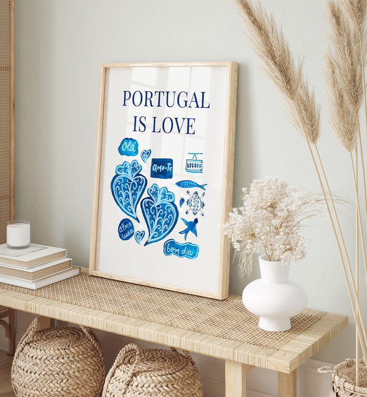 WATERCOLOR PORTUGAL LOVE
