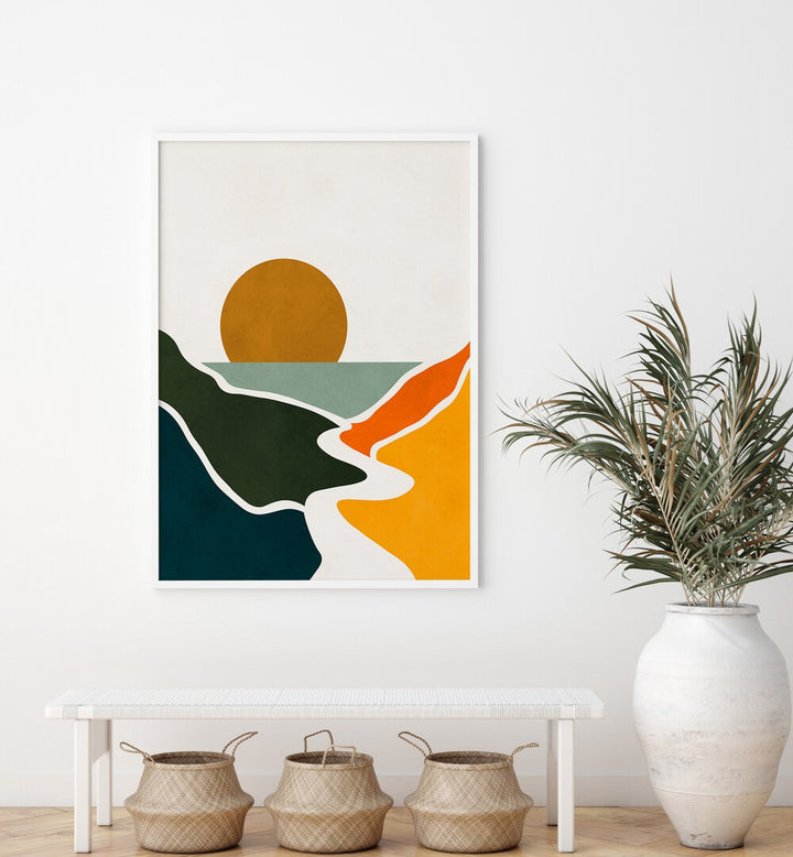 WATERCOLOR IX , LANDSCAPE PAINTINGS