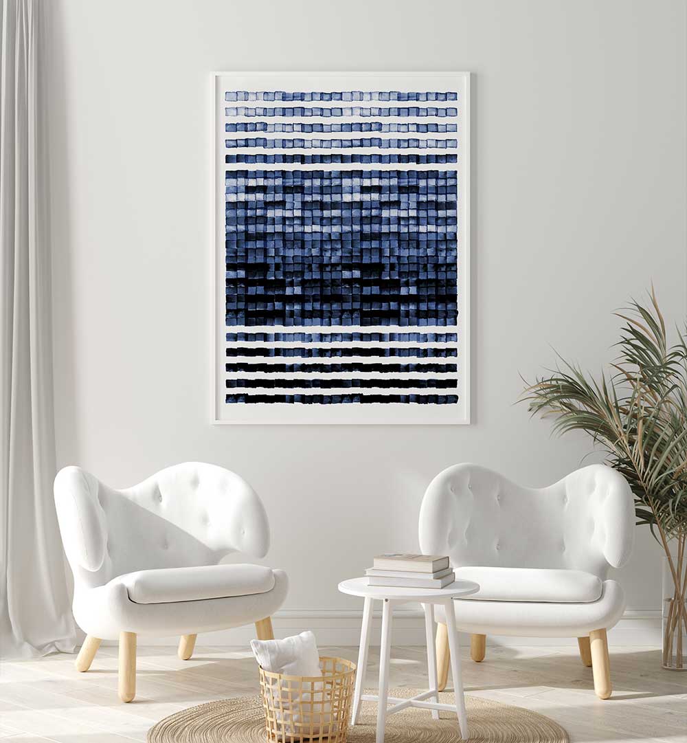 Stunning WATERCOLORMOSAIC, ABSTRACT PAINTINGS featuring vibrant hues, perfect for transforming your space.