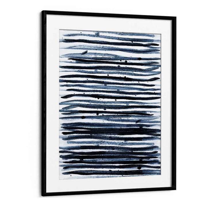 Watercolors Ix By Mareike Bohmer Abstract Art Artwork in Black Frame With Mount
