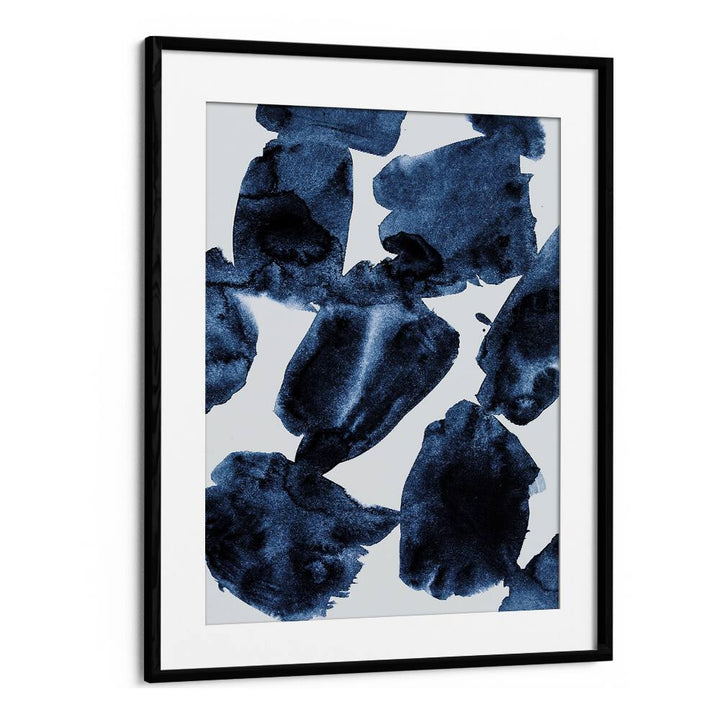 Watercolors V By Mareike Bohmer Abstract Art Artwork in Black Frame With Mount
