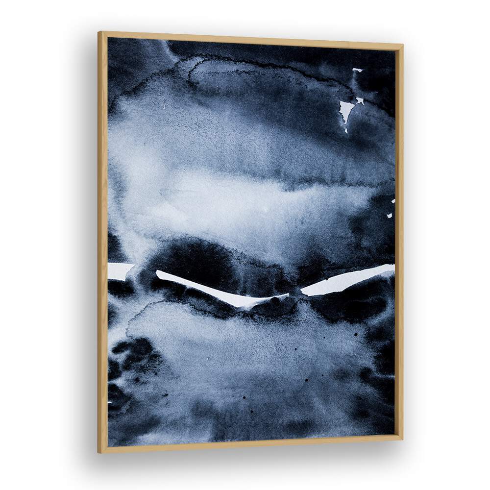 Watercolors Vi By Mareike Bohmer Abstract Art Artwork in Oak Wood Plain Frame
