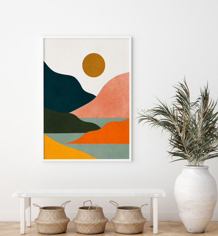 WATERCOLOR VI , LANDSCAPE PAINTINGS
