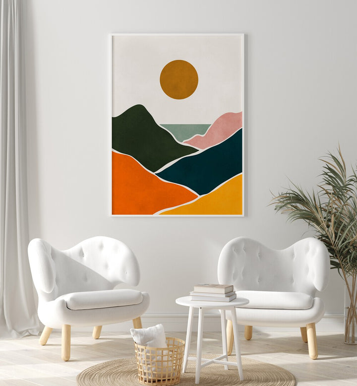 WATERCOLOR VIII , LANDSCAPE PAINTINGS