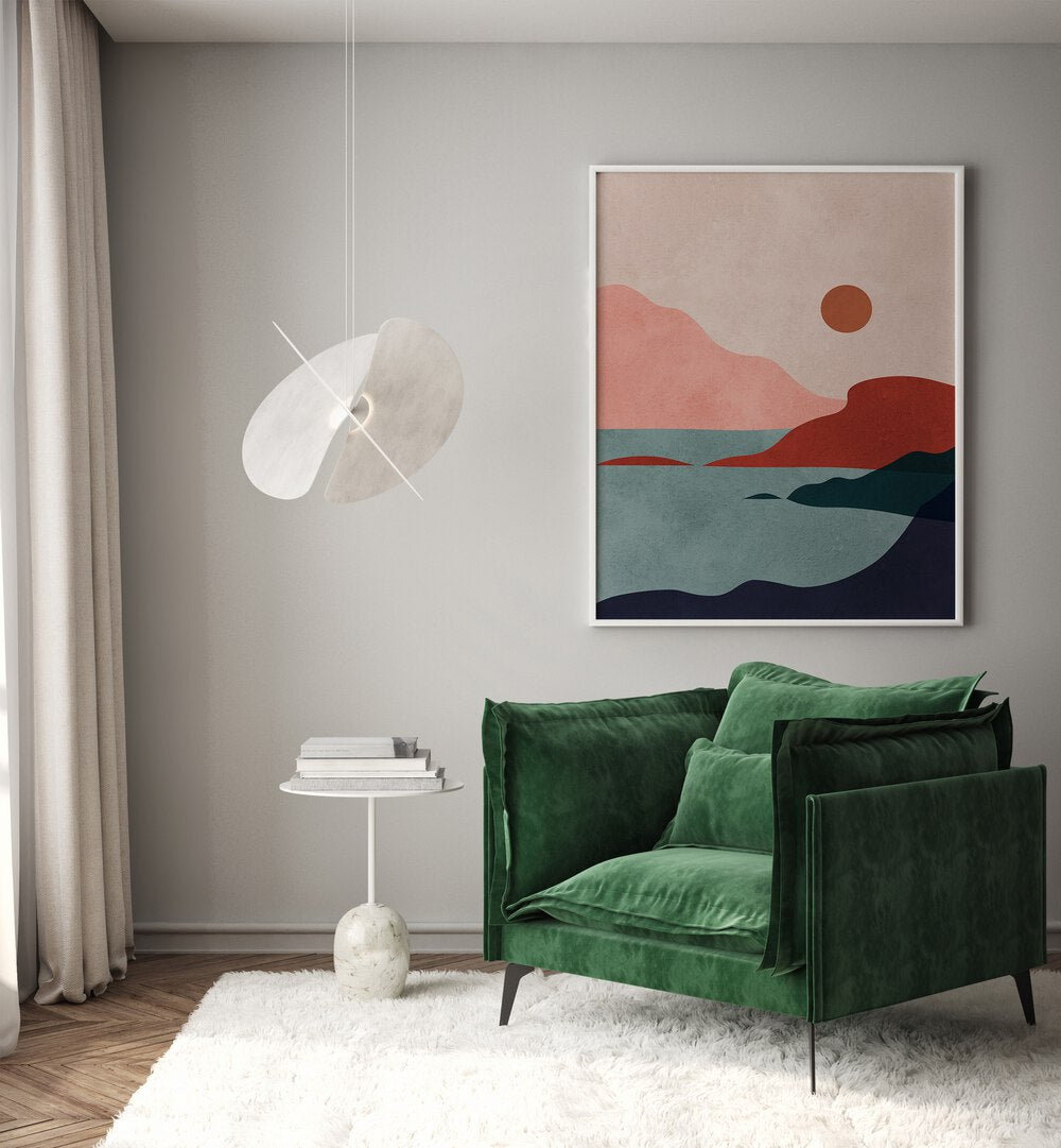 WATERCOLOR XI , LANDSCAPE PAINTINGS