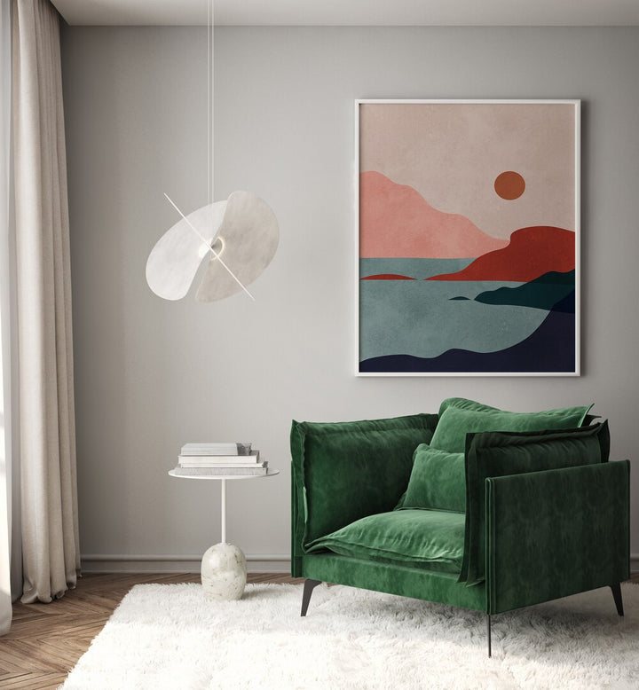 WATERCOLOR XI , LANDSCAPE PAINTINGS