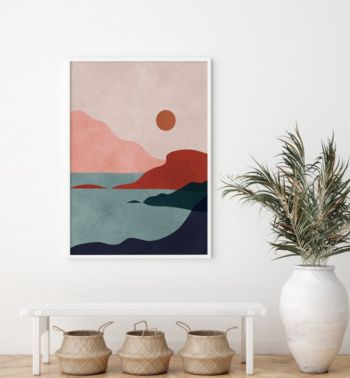 WATERCOLOR XI , LANDSCAPE PAINTINGS