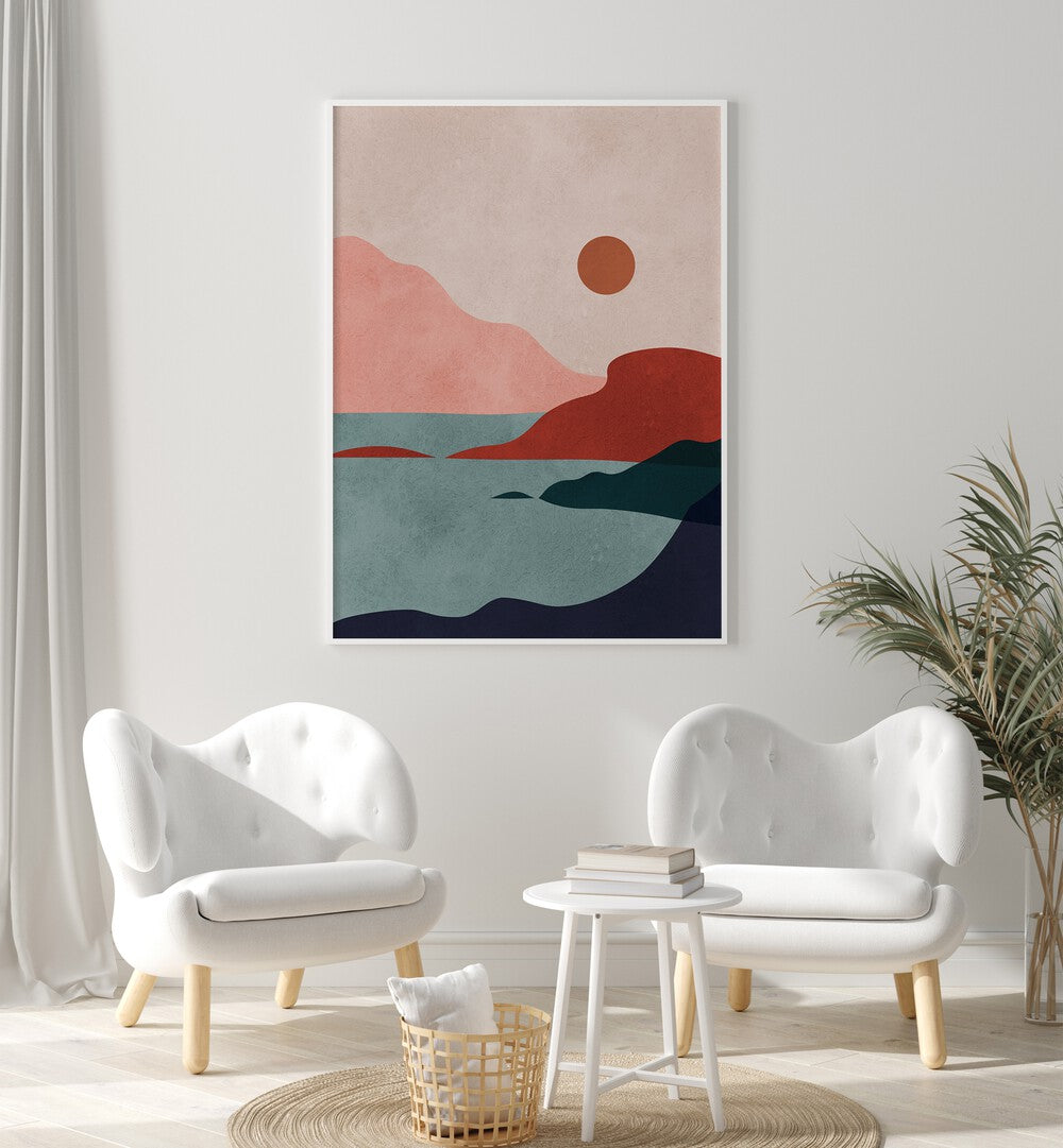 WATERCOLOR XI , LANDSCAPE PAINTINGS