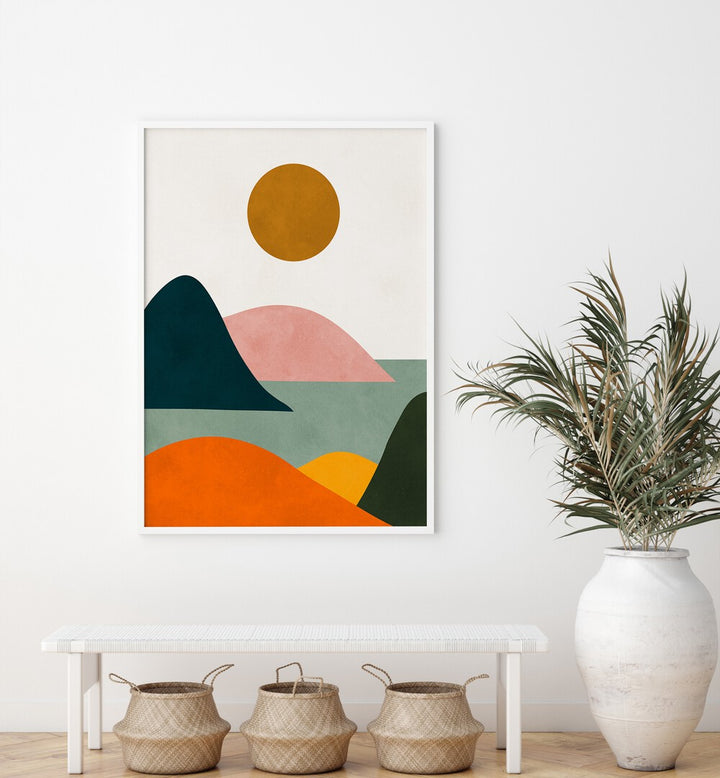 WATERCOLOR XIII , LANDSCAPE PAINTINGS