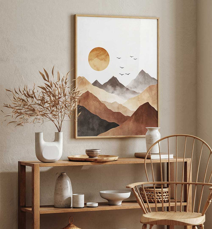 WATERCOLOUR HILLS , LANDSCAPE PAINTINGS