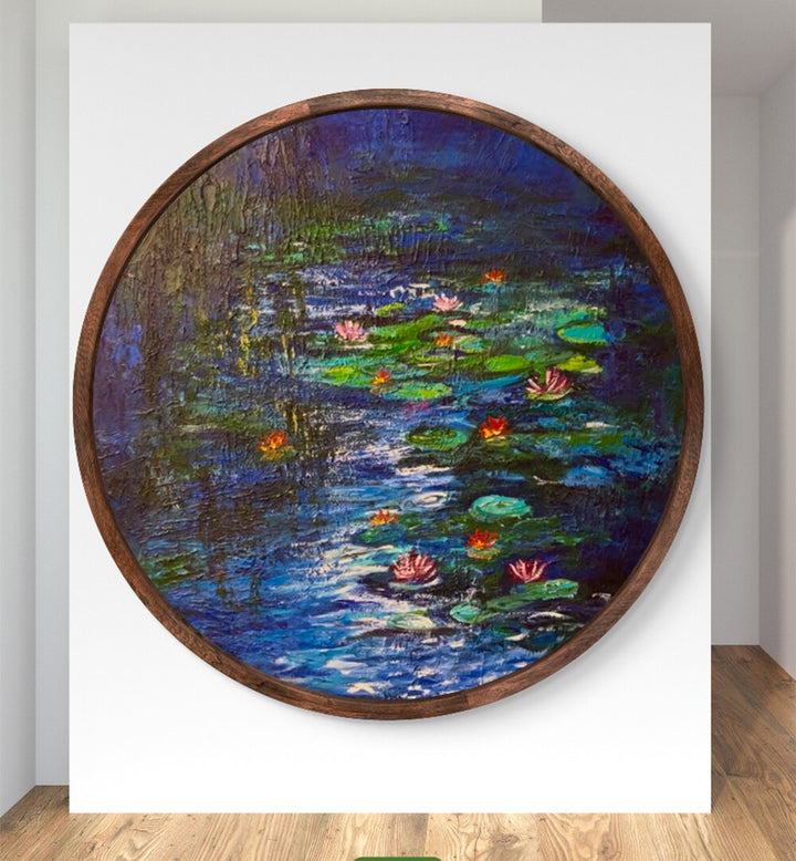 WATERLILIES II , HANDMADE ARTWORKS