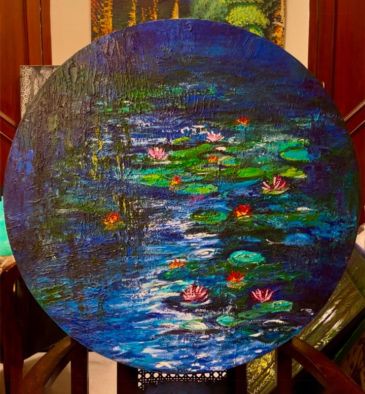 WATERLILIES II , HANDMADE ARTWORKS