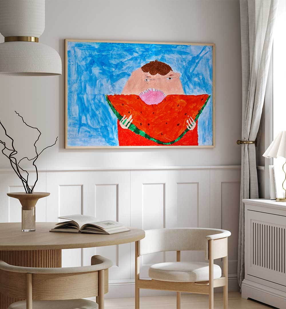 Vibrant WATERMELON, KIDS ROOM PAINTINGS brighten any child's room with playful designs for imaginative decor.