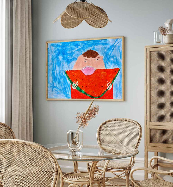 Vibrant WATERMELON, KIDS ROOM PAINTINGS brighten up any child's space with playful designs and colorful charm.
