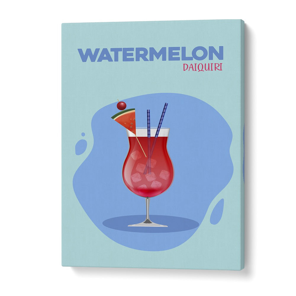 Watermelon Daiquir Bar & Cafe Art Artwork in Gallery Wrap