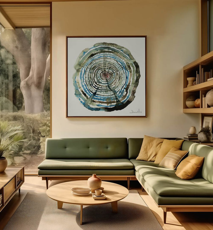 Stunning WATER OAK, ABSTRACT PAINTINGS enhance modern interiors, offering elegance and emotional depth to any space.