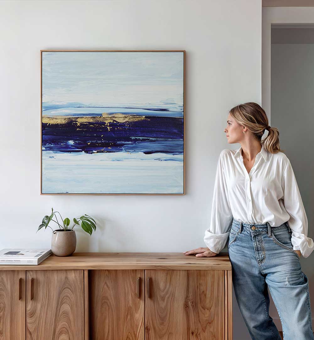 WHERE SKY MEETS OCEAN , ABSTRACT PAINTINGS