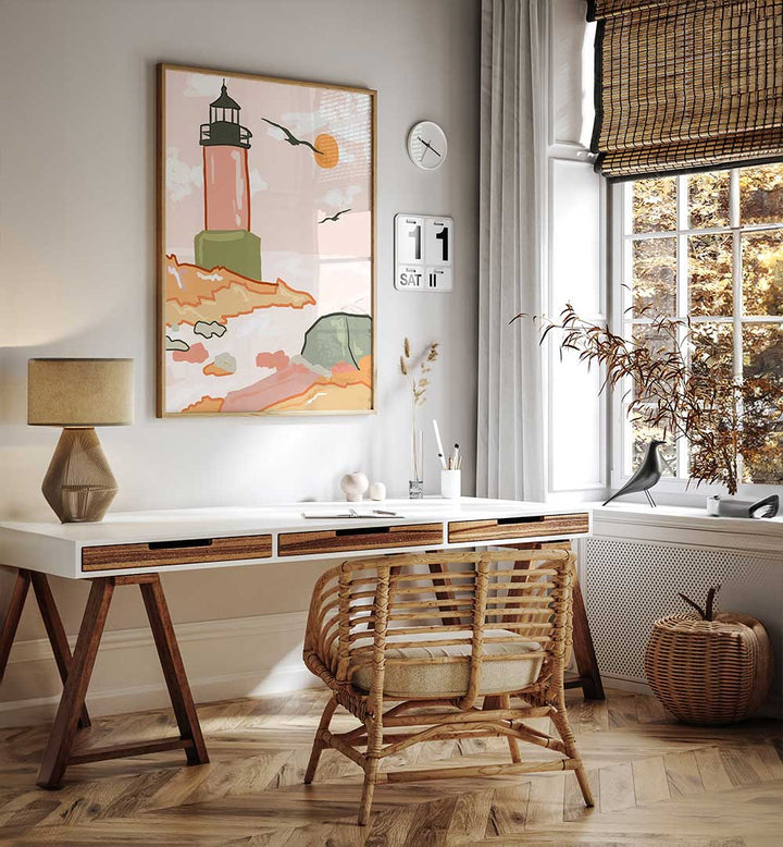 WHERE THE SKY MEETS THE SEA , LANDSCAPE PAINTINGS