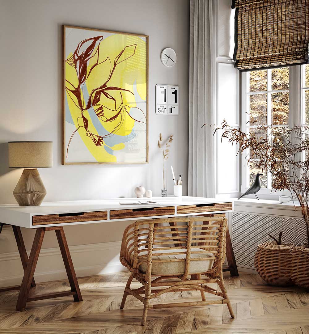 WHIMSICAL BLOOMING , ORGANIC FORMS