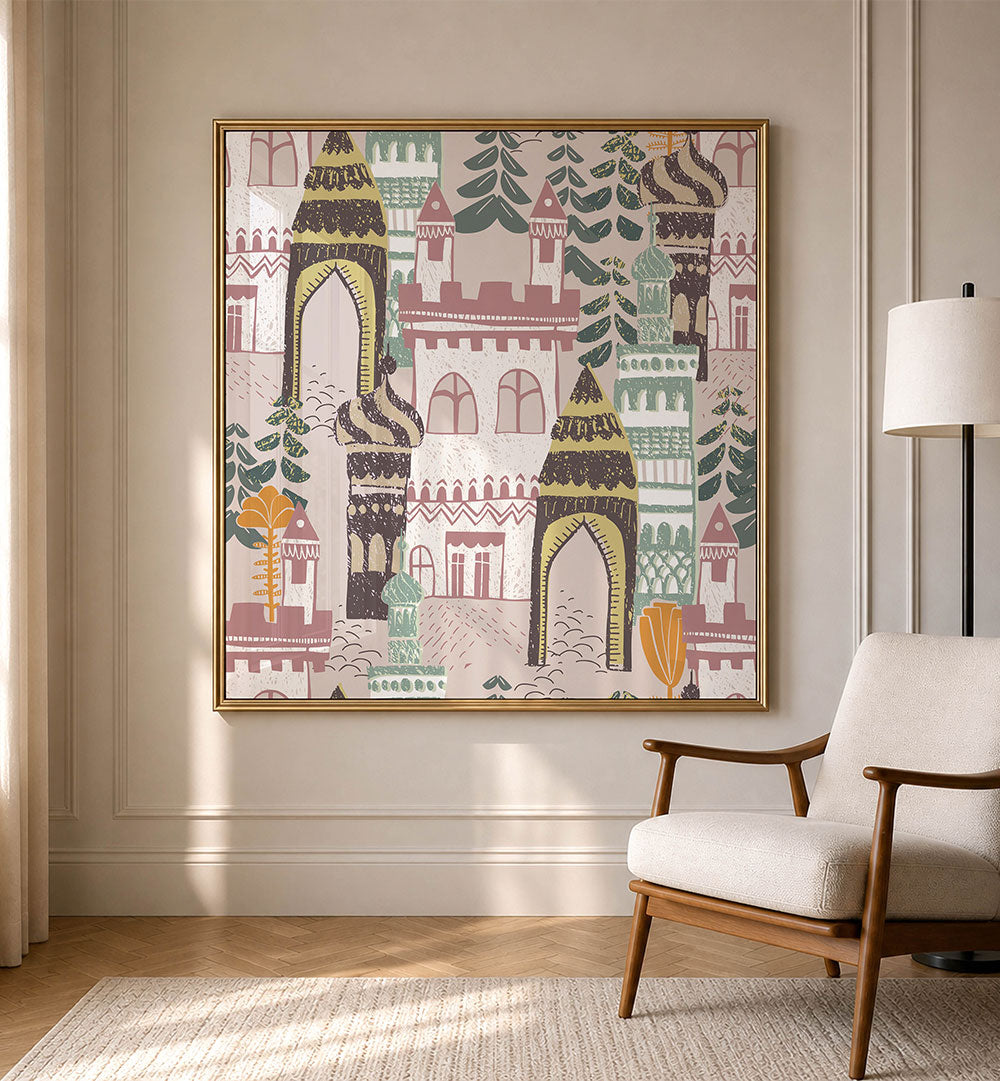 WHIMSICAL CASTLE PATTERN