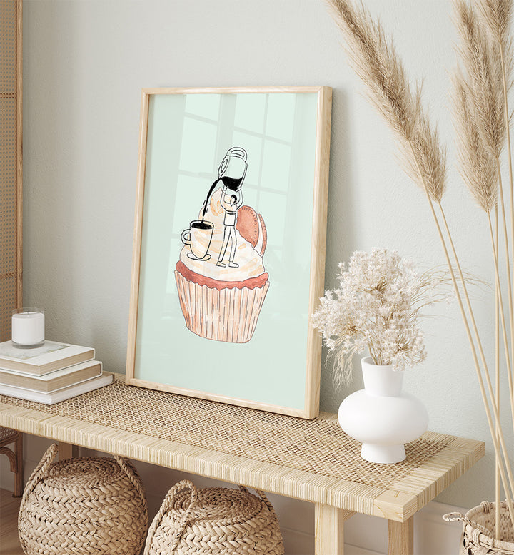 WHIMSICAL COFFEE CUPCAKE