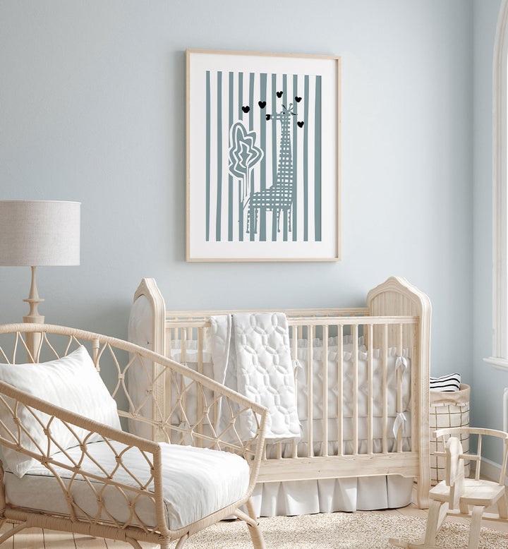 WHIMSICAL GIRAFFE AND HEARTS