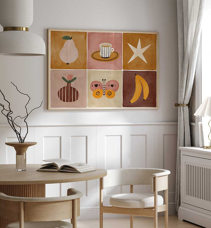 WHIMSICAL ICONS GALORE , KITCHEN POSTERS