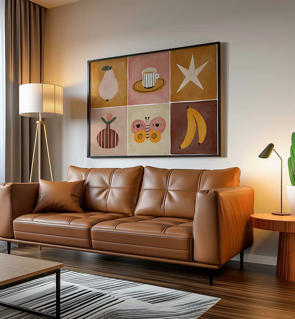 WHIMSICAL ICONS GALORE , KITCHEN POSTERS