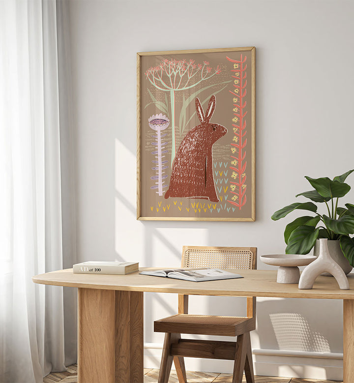 WHIMSICAL WOODLAND RABBIT