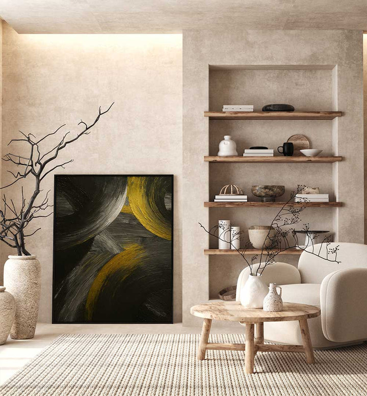 WHISPERING CURRENTS , EXPRESSIONISM PAINTINGS