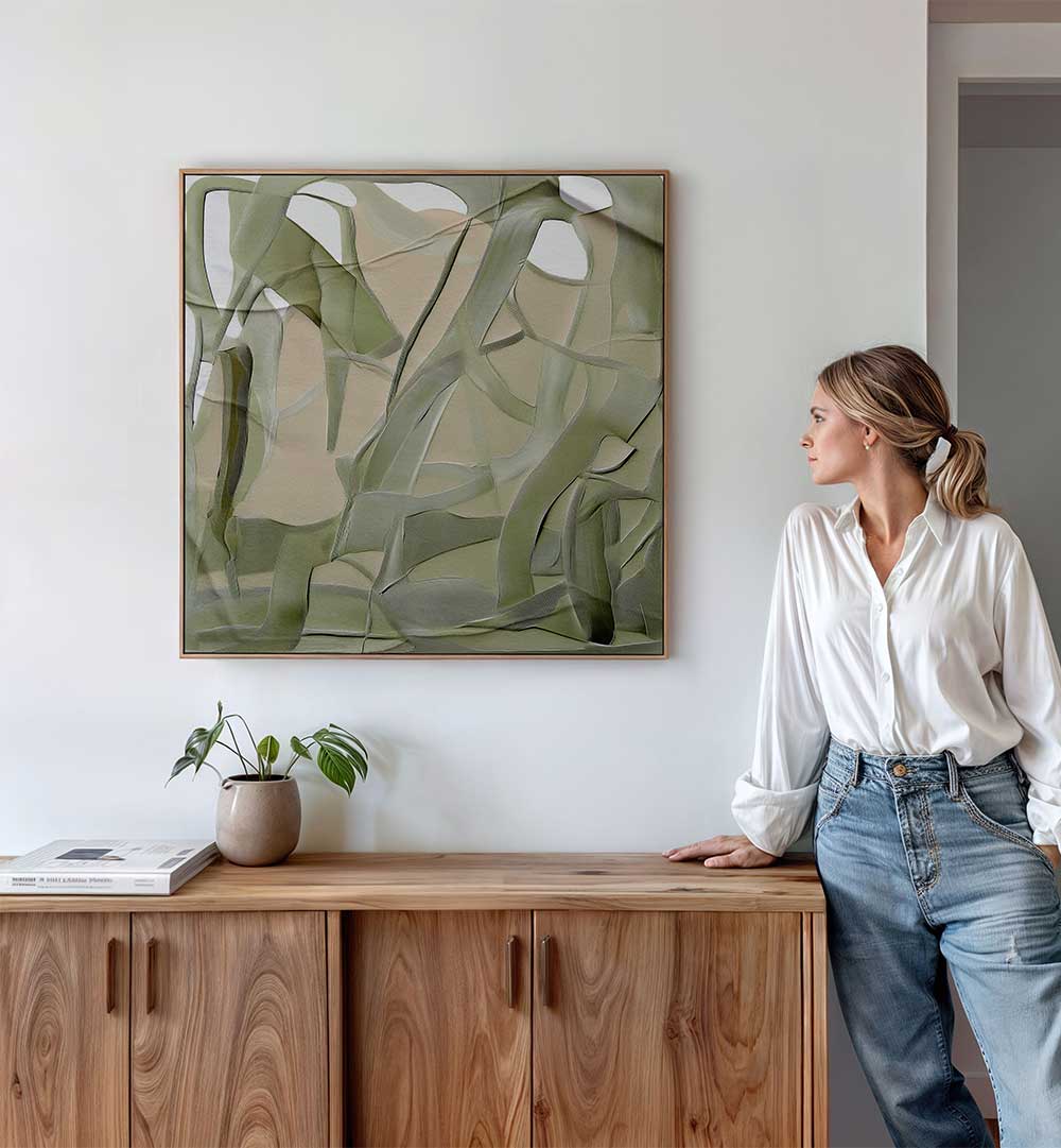 WHISPERING LEAVES , ABSTRACT PAINTINGS