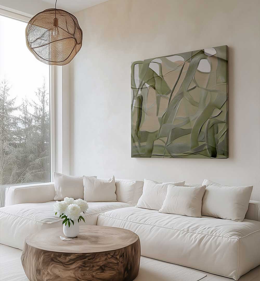 WHISPERING LEAVES , ABSTRACT PAINTINGS