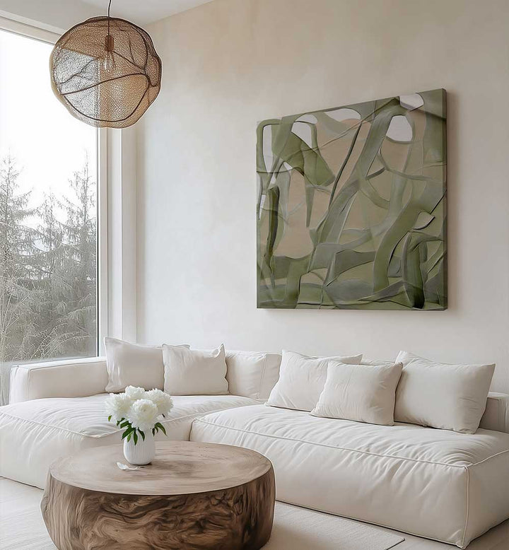 WHISPERING LEAVES , ABSTRACT PAINTINGS