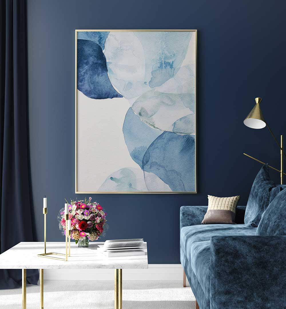 WHISPERING WAVES , ABSTRACT PAINTINGS