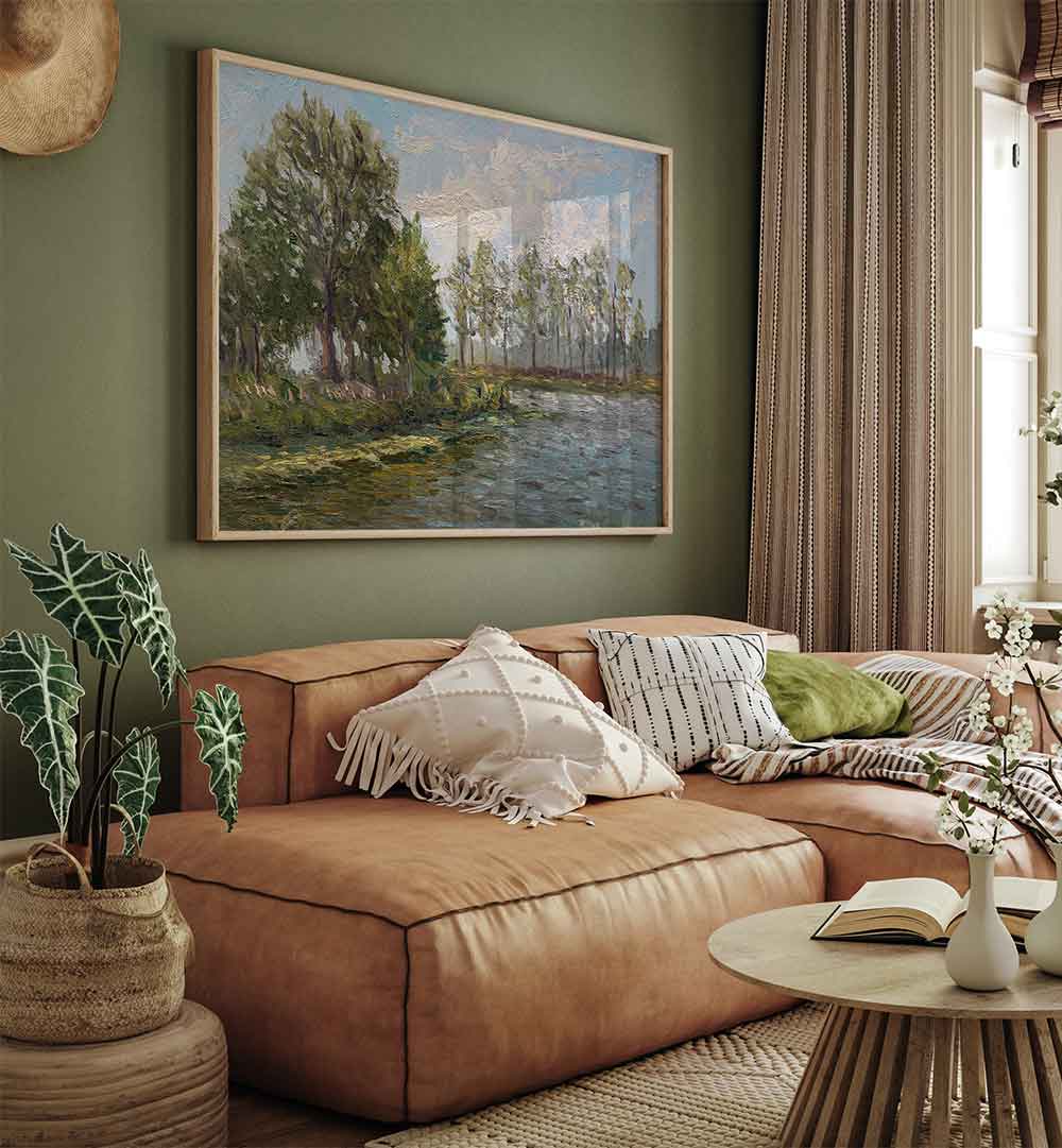 WHISPERS IN THE GROVE , LANDSCAPE PAINTINGS