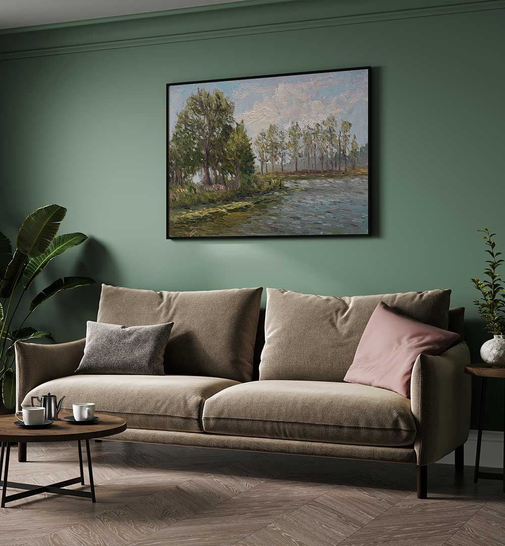 WHISPERS IN THE GROVE , LANDSCAPE PAINTINGS