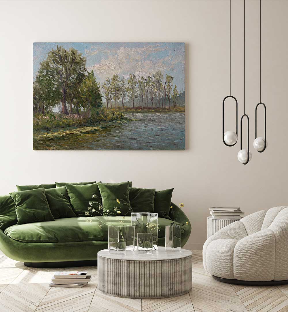 WHISPERS IN THE GROVE , LANDSCAPE PAINTINGS