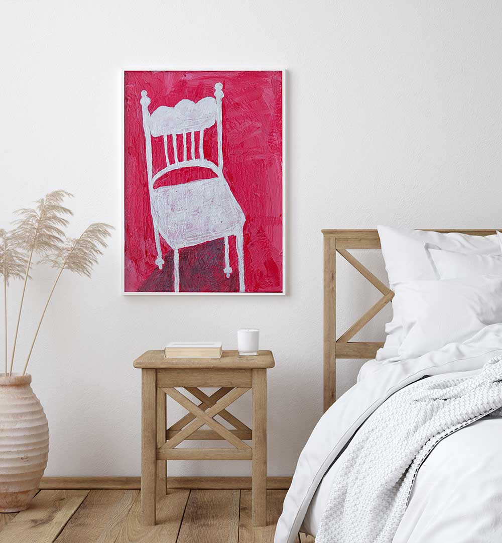 Stylish WHITE CHAIR, FASHION POSTERS elevate your decor with elegance and modern flair for a chic home.